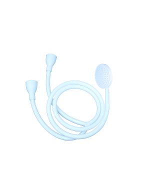 Blue Canyon SH001 Vector Shower Head Spray in White with tap connectors