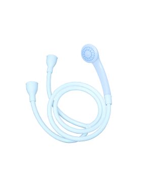 Blue Canyon Sh-002 Lunar Push Fit Shampoo Spray with 1.7m hose and 7cm round handset in white