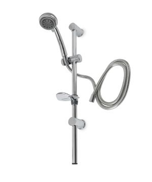 Blue Canyon SH3100/CH Titan Shower Set with sliding bar, three-way shower head and hose in chrome