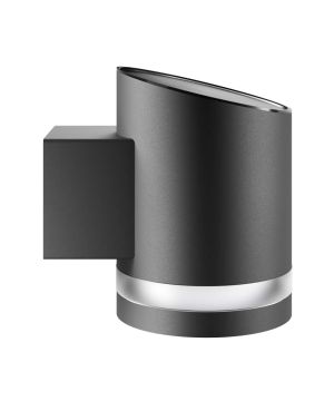 The Solar Centre Truro Solar Wall Light - Anthracite Edition in anthracite grey charcoal finish