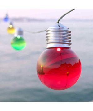 The Solar Centre Elan Multicoloured Solar Festoon Lights SS9999, 20 LEDs