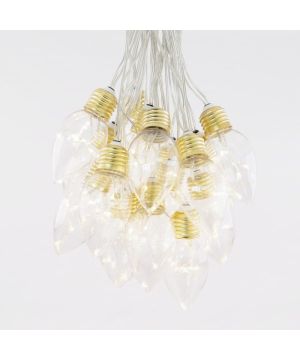 The Solar Centre Lumify USB Solar Candle Bulb Lights set of 20 with vintage warm white LEDs