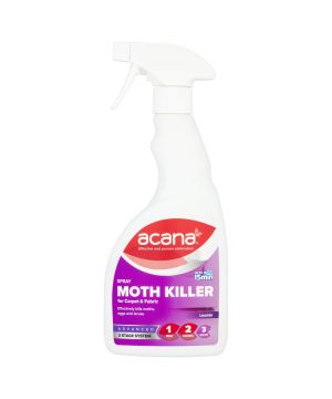 Acana Moth Killer Spray for Carpet & Fabric - Lavender - 500ml