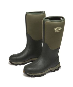 Grubs Snowline 8.5 Wellington Boots - Moss Green - Size 8