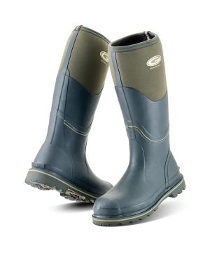 Grubs Fenline 5.0 Wellington Boots - Moss Green - Size 12
