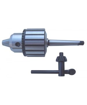 Charnwood DC13MT1 13mm capacity MT1 lathe drill chuck with chuck key