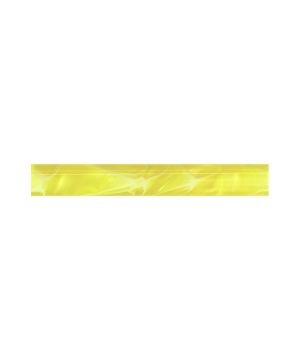 Charnwood AR06 acrylic pen blank, 19mm diameter by 130mm, yellow with white swirl