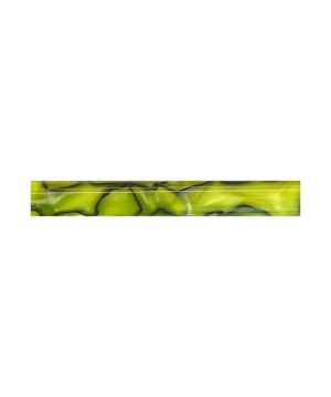 Charnwood AR08 acrylic pen blank in khaki with black swirl, 19mm diameter and 130mm length