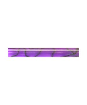 Charnwood AR09 Acrylic Pen Blank 19x130mm Light Purple with Black Swirl