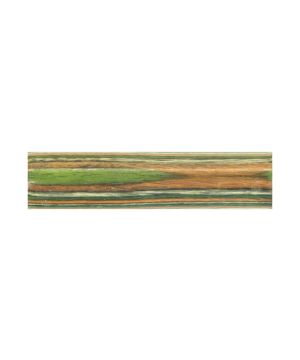 Charnwood CW10 wooden pen blank, 20mm x 20mm x 130mm, green and yellow
