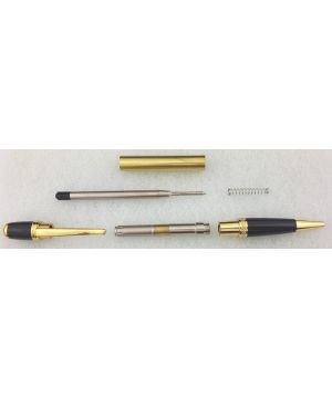 Charnwood Sienna Twist Pen Kit in Gold and Black