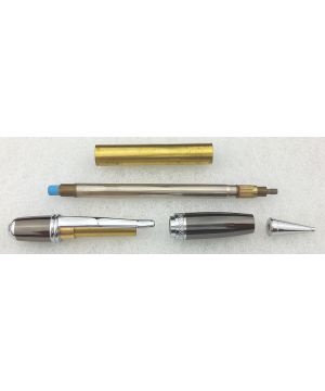 Charnwood Sienna Twist Pencil Kit in Chrome and Gun Metal