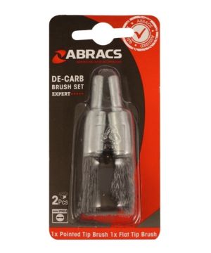 Abracs ABWBSMPACK8 De-Carb Wire Brush Set 2 Pack