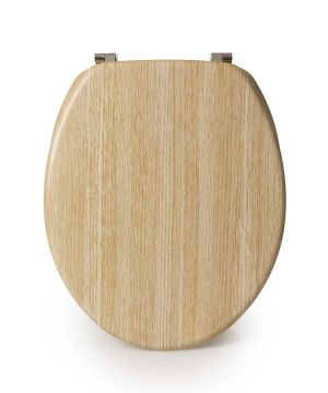 Blue Canyon MDF Toilet Seat with SS Hinge in Oak