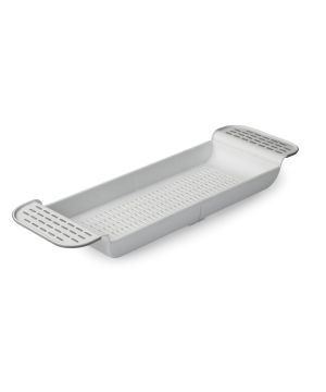 Blue Canyon extendable over bath rack in white