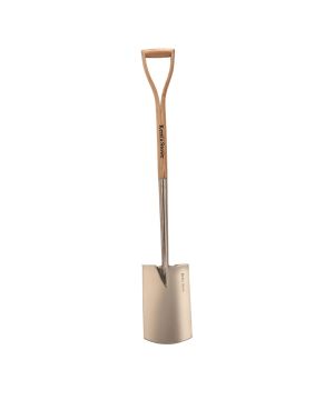 Kent & Stowe Stainless Steel Digging Spade FSC 70100002 with stainless steel head and ash wood handle
