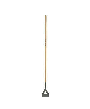 Kent & Stowe Carbon Steel Long Handled Dutch Hoe, 160.5cm with ash wood handle