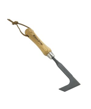 Kent & Stowe Carbon Steel Hand Weeding Knife FSC 285mm with carbon steel blade and ash wood handle