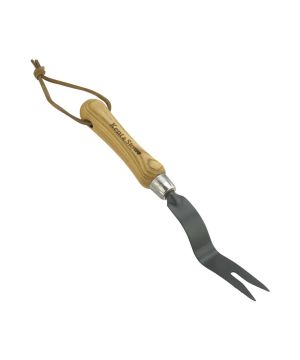 Kent & Stowe Carbon Steel Hand Daisy Grubber with carbon steel head and ash wood handle, 300mm length