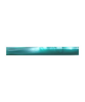 Charnwood AR23 19mm x 130mm acrylic pen blank in turquoise with transparent swirl