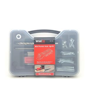 Woodfox WF-MP1HK Single Pocket Hole Jig Kit for 13mm to 38mm timber in fitted storage case