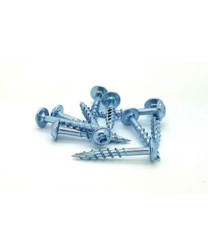 Woodfox PHS-114 1-1/4 inch coarse flange head pocket hole screws, zinc plated, pack of 250