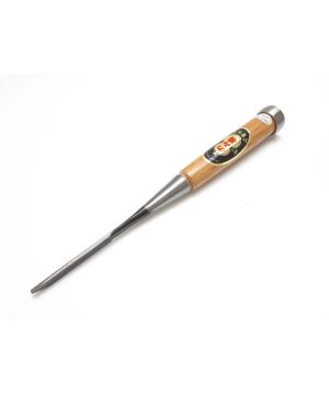 Asahi NK-13 3mm Shirogami Nomi Japanese chisel with red oak handle