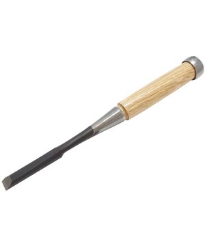 Asahi DK-312 12mm Japanese laminated SK5 high carbon steel bench chisel with white oak handle