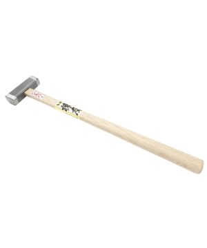 Asahi SUSILOCT115 Japanese Octagonal Gennou Hammer 115g with silver head and Japanese oak handle