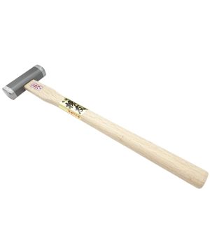 Asahi SUSILOCT225 Japanese Octagonal Gennou Hammer - 225g with silver head