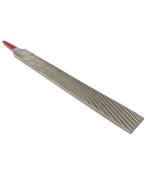 Iwasaki CP-15E 150mm x 16mm flat carvers file with a red tang