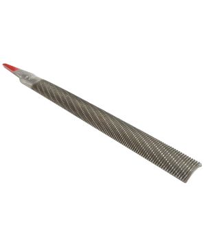 Iwasaki CP-15HE 150mm x 16mm Japanese Chemically Polished Half Round Carvers File with red tang