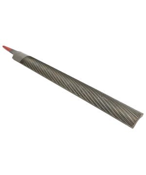 Iwasaki CP-20HE 200mm half round carvers file extra smooth cut with red handle