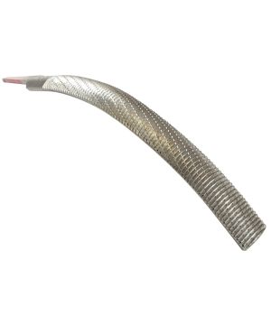 Iwasaki CP-150BN 200mm x 16mm Japanese Chemically Polished Bent Carvers File with red tang