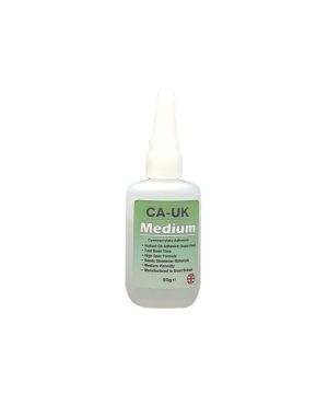 CA-UK CA024 Medium Cyanoacrylate Instant Adhesive 50g bottle