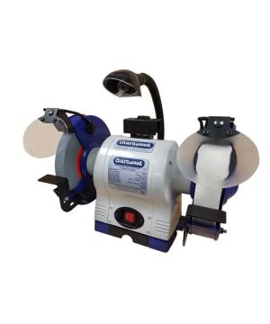 Charnwood BG8 8" Bench Grinder - 20mm Grey Stone - 40mm White Stone