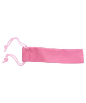 Charnwood VP5 Velvet Draw String Pen Pouch/Case in pink, pack of 5