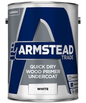 Armstead Trade Quick Dry Wood Primer Undercoat 5L water-based matt