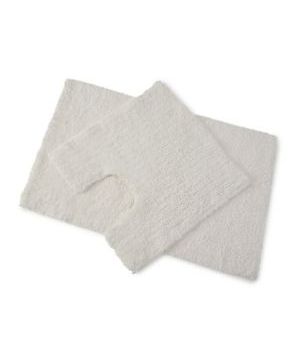 Blue Canyon 105/WH Premier 2 Piece Bath Mat Set in white