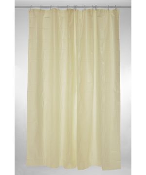 Blue Canyon SC205CR Plain PEVA Shower Curtain - Cream - 180 x 180cm