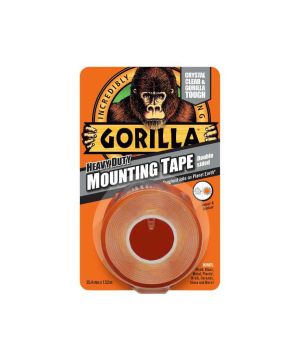 Gorilla Heavy Duty Mounting Tape, 1.5m, clear