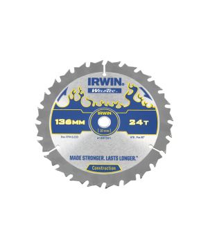 Irwin IRW1897391 Weldtec Cordless Circular Saw Blade 136 x 10mm x 24T