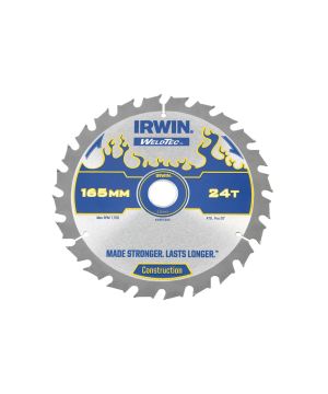 Irwin IRW1897393 Weldtec Cordless Circular Saw Blade 165 x 20mm 24T