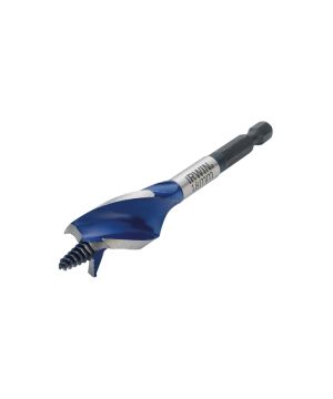 Irwin IRW1921992 6X Blue Groove Stubby Wood Bit, 18mm by 4 inches