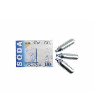 Liss Natural CO2 Chargers Pack of 10