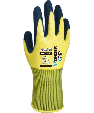 Wonder Grip WG-310HY Comfort Gloves XL in high-visibility yellow