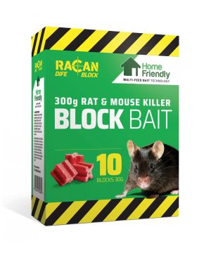 Racan R8911 Dife Block pest control rodent bait, 10 x 30g blocks
