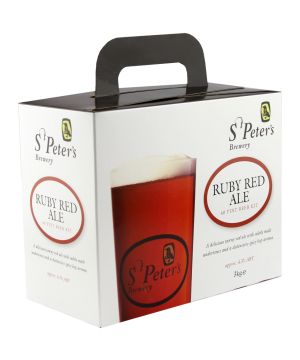 St Peters 3kg Ruby Red Ale Beer Making Kit for 40 pints