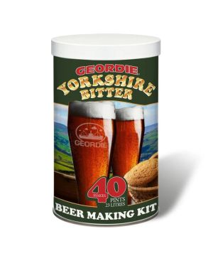 Geordie Yorkshire Bitter Beer Making Kit 40 Pints, light in colour