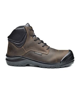 Base B0883 Be-Browny Top/Be Jetty Top S3 CI SRC safety boots in black, size 12